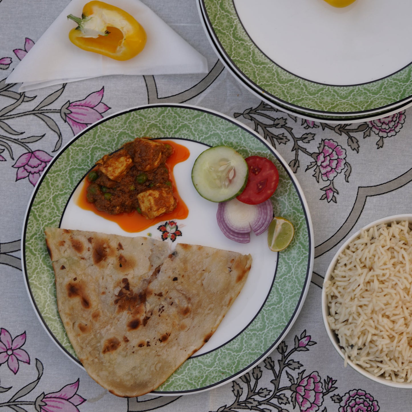 Kerala Floral Dinner Set-stylish My Store