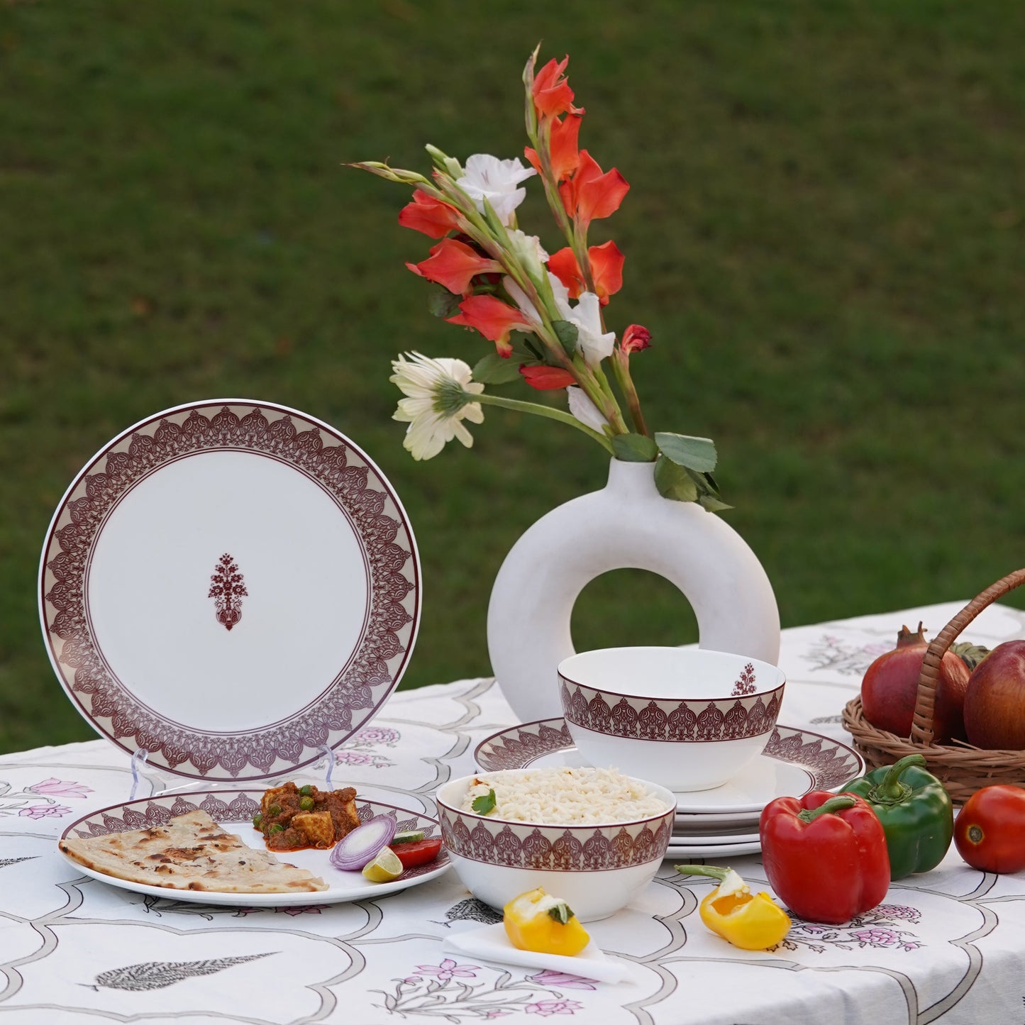 Thar Floral Dinner Set-Stylish dinner set My Store
