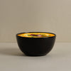 DATA Sattva Serving Bowl in Black Matt, Set of 2 Dandy Lines by DATA