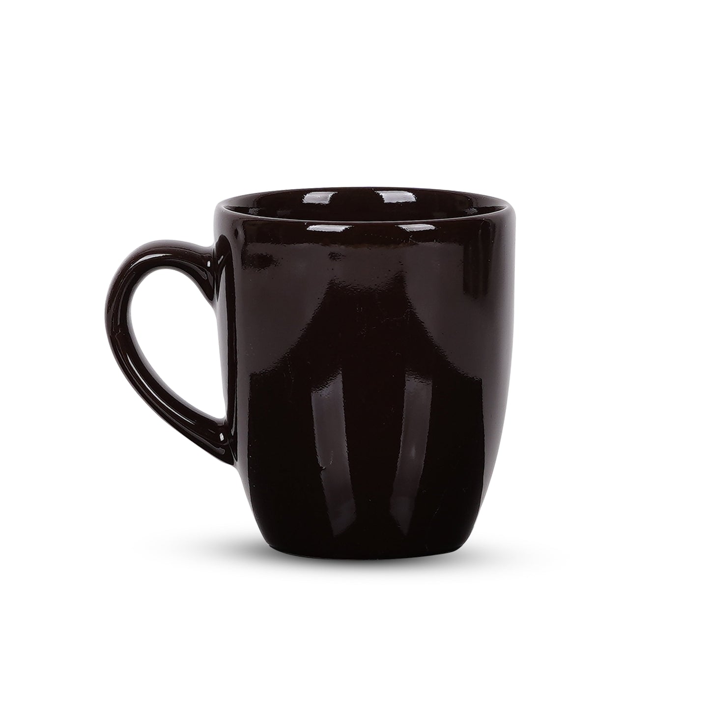 DATA Opera Mug in Chocolate Brown, Set of 6 Dandy Lines by DATA
