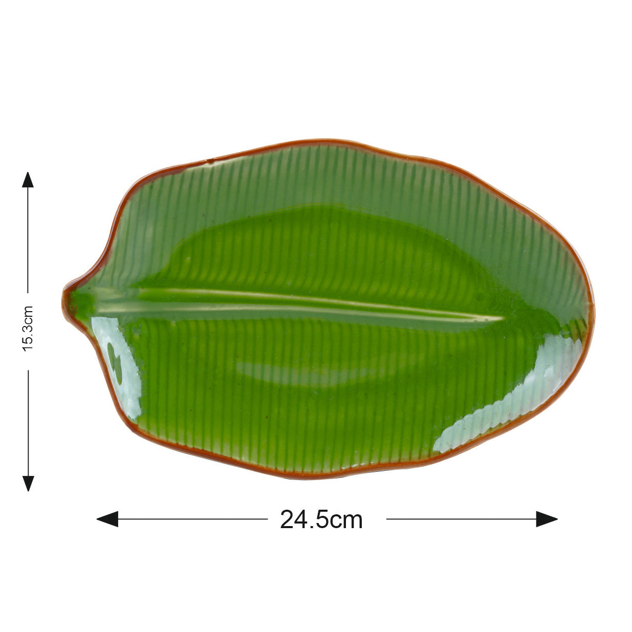 Earth Green Leaf Platter My Store