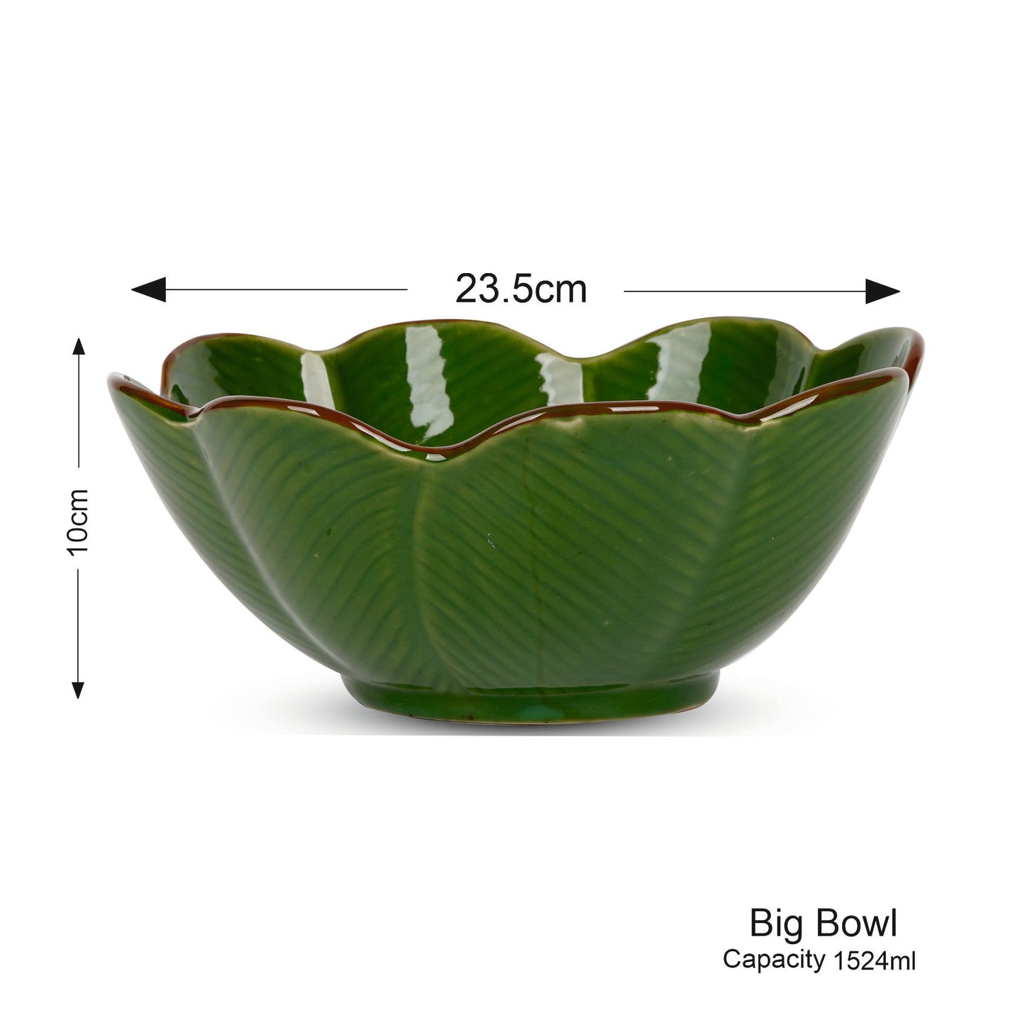Large Leaf Circle Bowl My Store