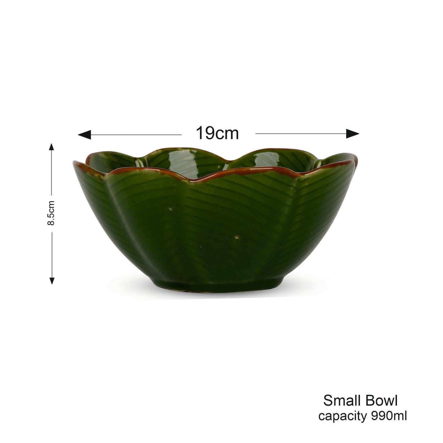 Medium Leaf Circle Bowl My Store