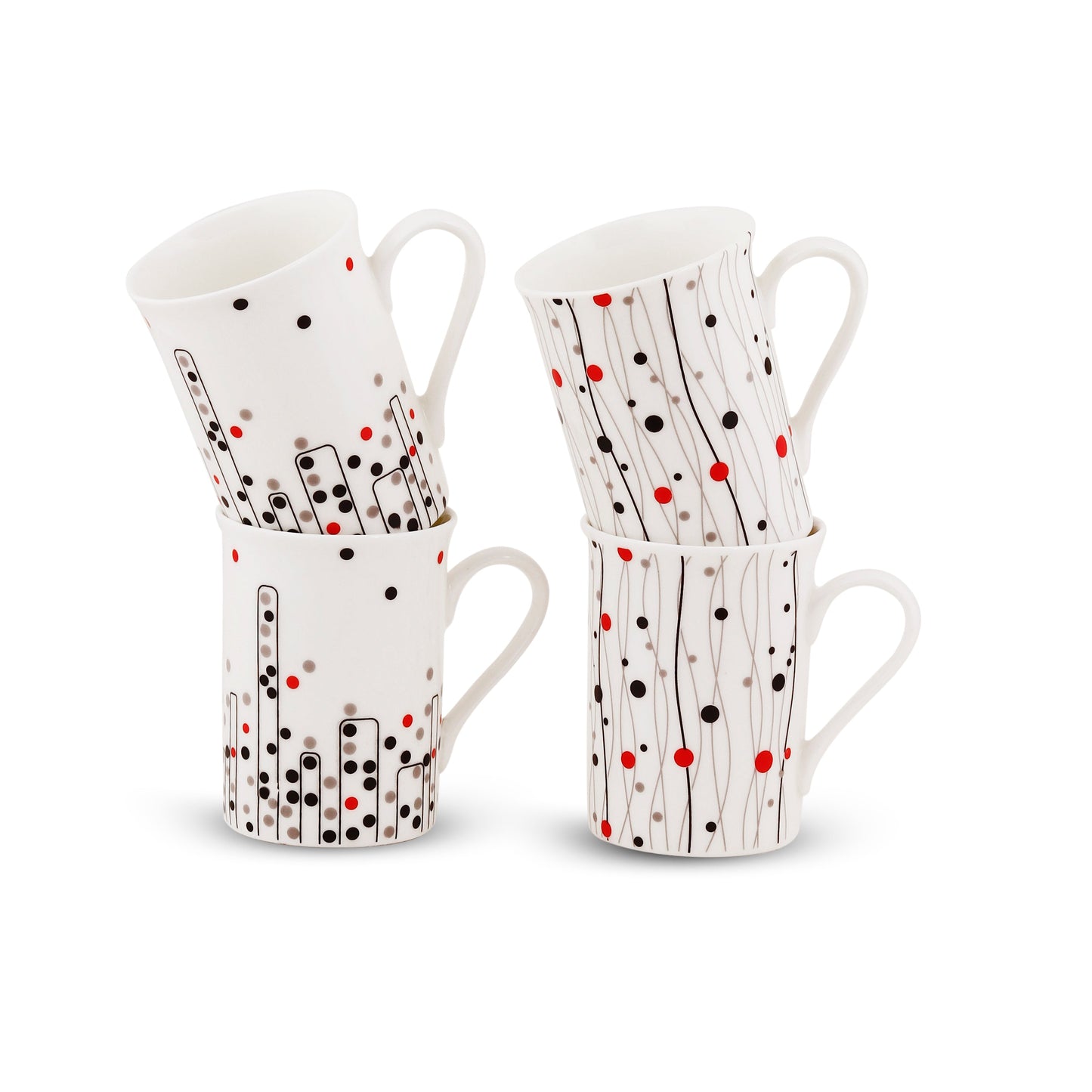 Panama Mug with Abstract Dots-milk mug collection My Store