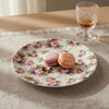 Pink Garden Quarter Plates with graceful pink garden floral pattern for stylish snack and dessert serving