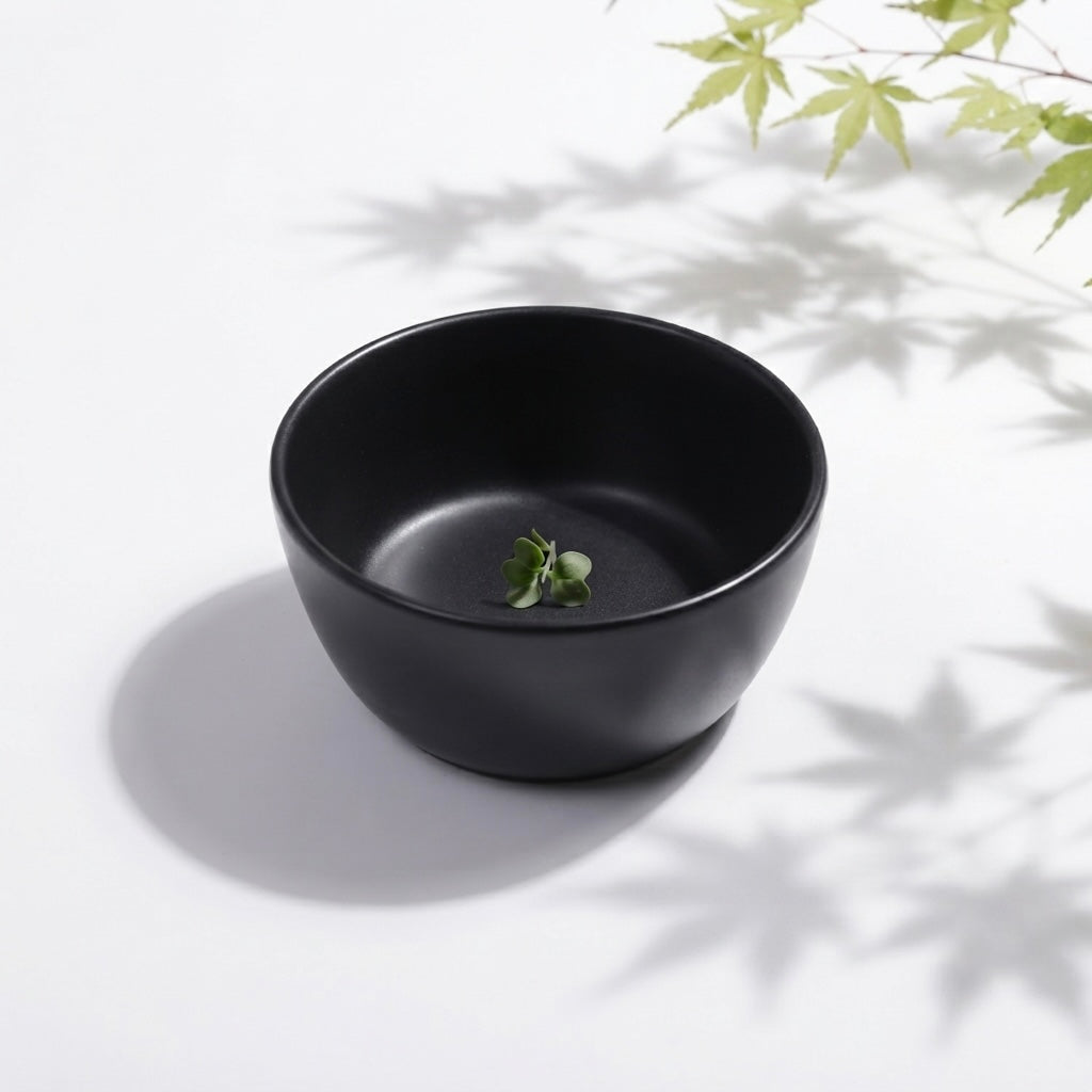 DATA Sattva Black Matt Veg Bowls, Set of 6 My Store