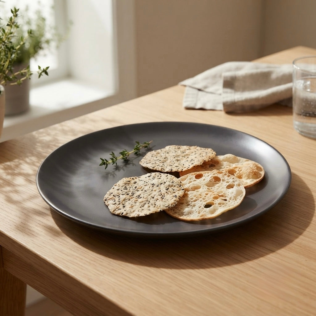 Grey Matt Ceramic Sattva Quarter Plates, Set of 2 My Store