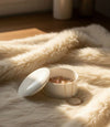Trinket Jewellery Box with Lid in White Fine Bone China with elegant glossy finish