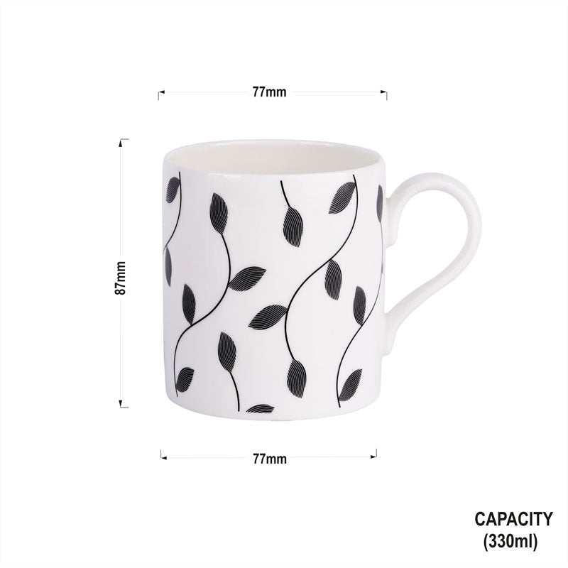 Balmoral Leaf Dance- Leaf Milk Bone China Coffee Mugs My Store