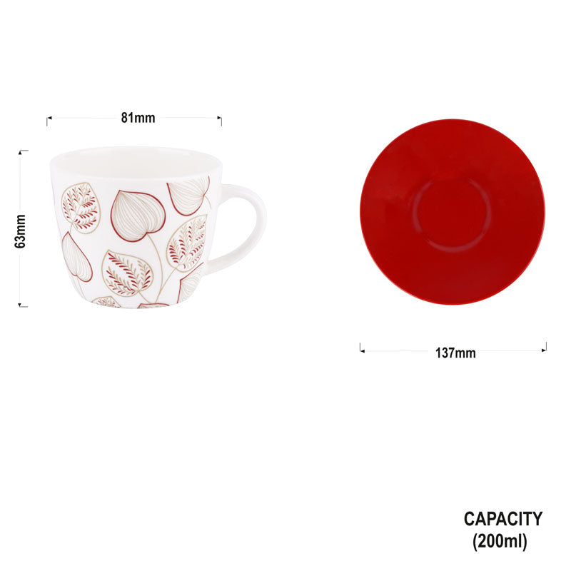 Royal Red Spades-Stylish Tea Cup set My Store