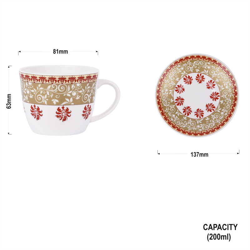 Royal Cups and Saucers Udaipur-Tea cup set My Store