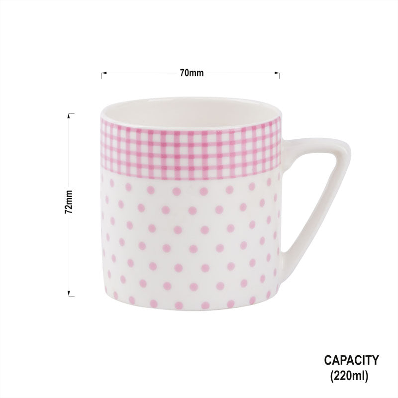 Puja Pink Dots Coffee Mugs-Latest collection My Store
