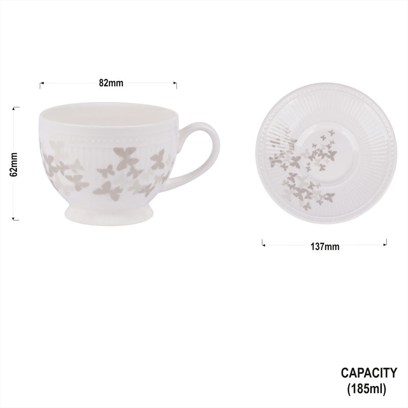 Crown Cups and Saucers with Butterfly-Cup & Saucer Sets Online My Store