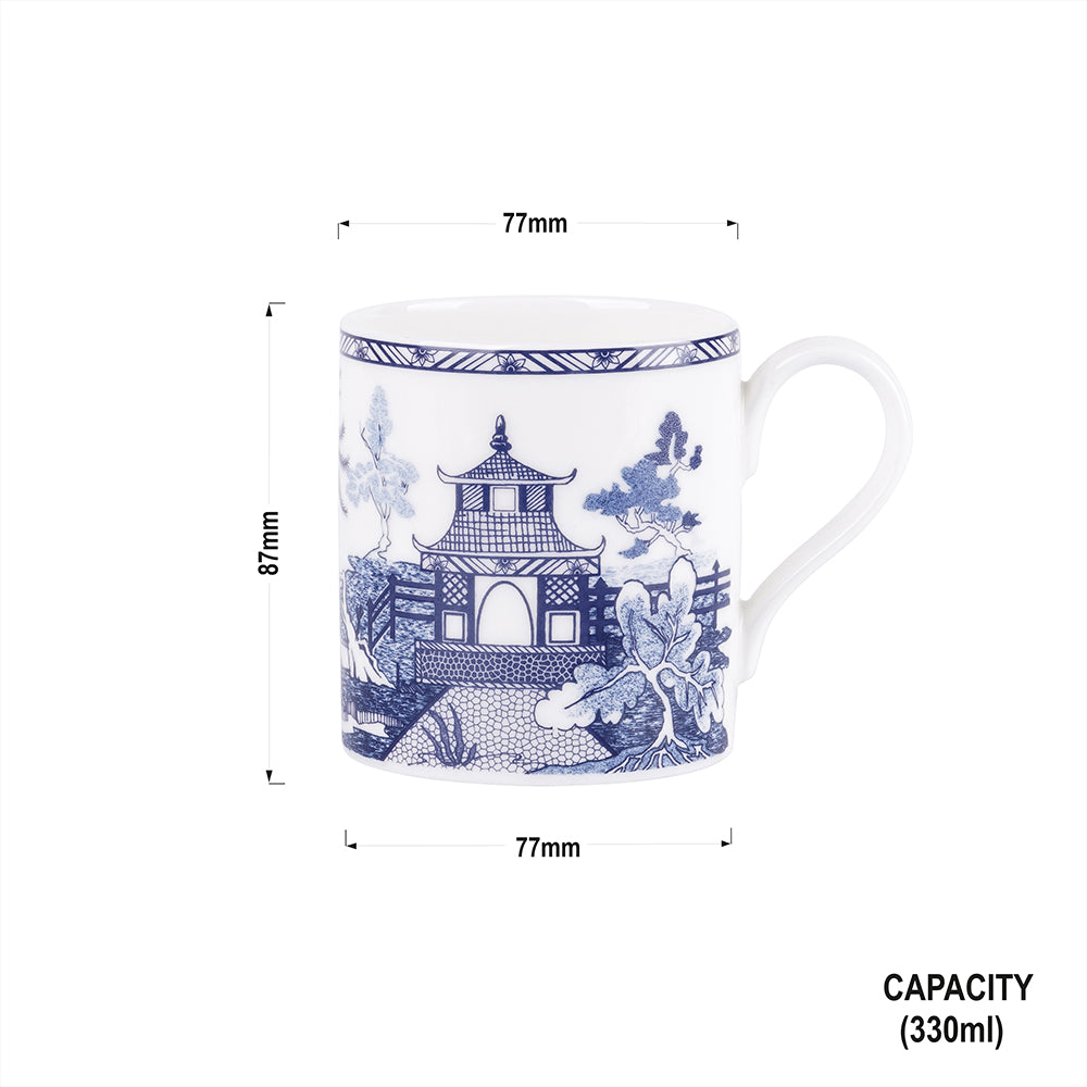 Balmoral Willow Mug Bone China Milk Mugs My Store