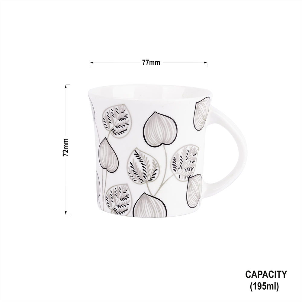 Dandy Lines Oxford Medium Leaf Dance in Black My Store