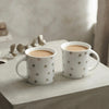 Oxford Medium Denmark in Grey with Dots (Coffee Mugs, Pack of 6) My Store