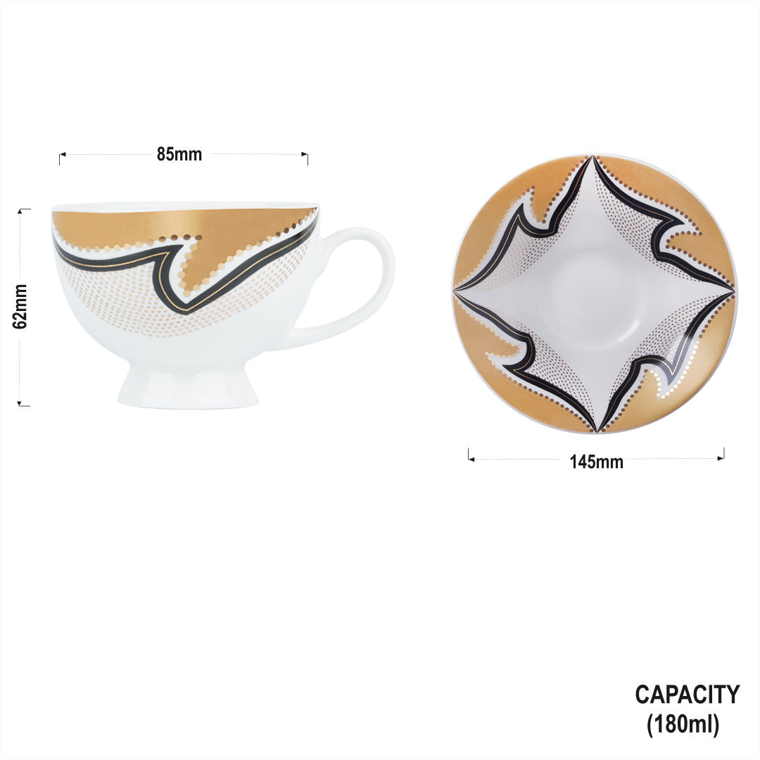 Yana Sahara GOLD-tea cups set My Store