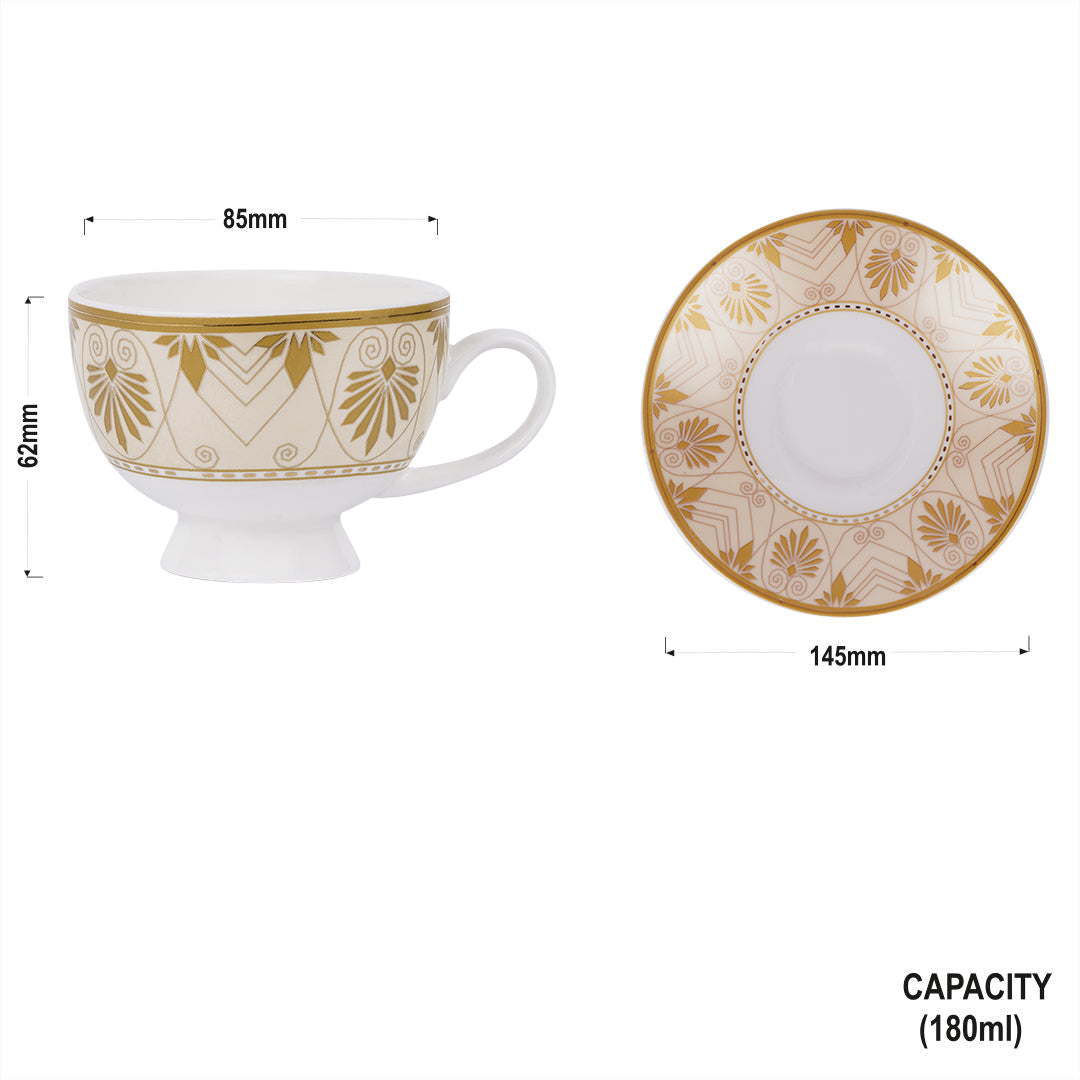 Yana Rajasthan in Gold Cups & Saucers-designer tea cups My Store