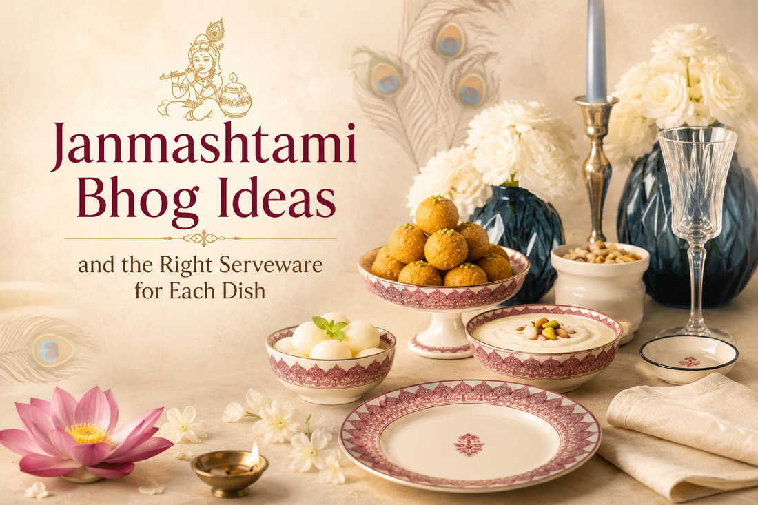 Janmashtami Bhog Ideas and the Right Serveware for Each Dish