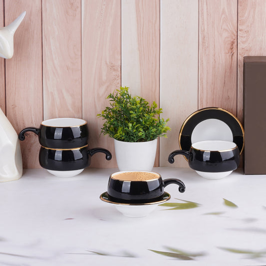 Dandy Lines Cups and Saucers: Elevating Tea Time Elegance