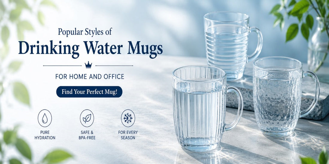 Popular Styles of Drinking Water Mugs for Home and Office (And Why Ceramic Still Wins)