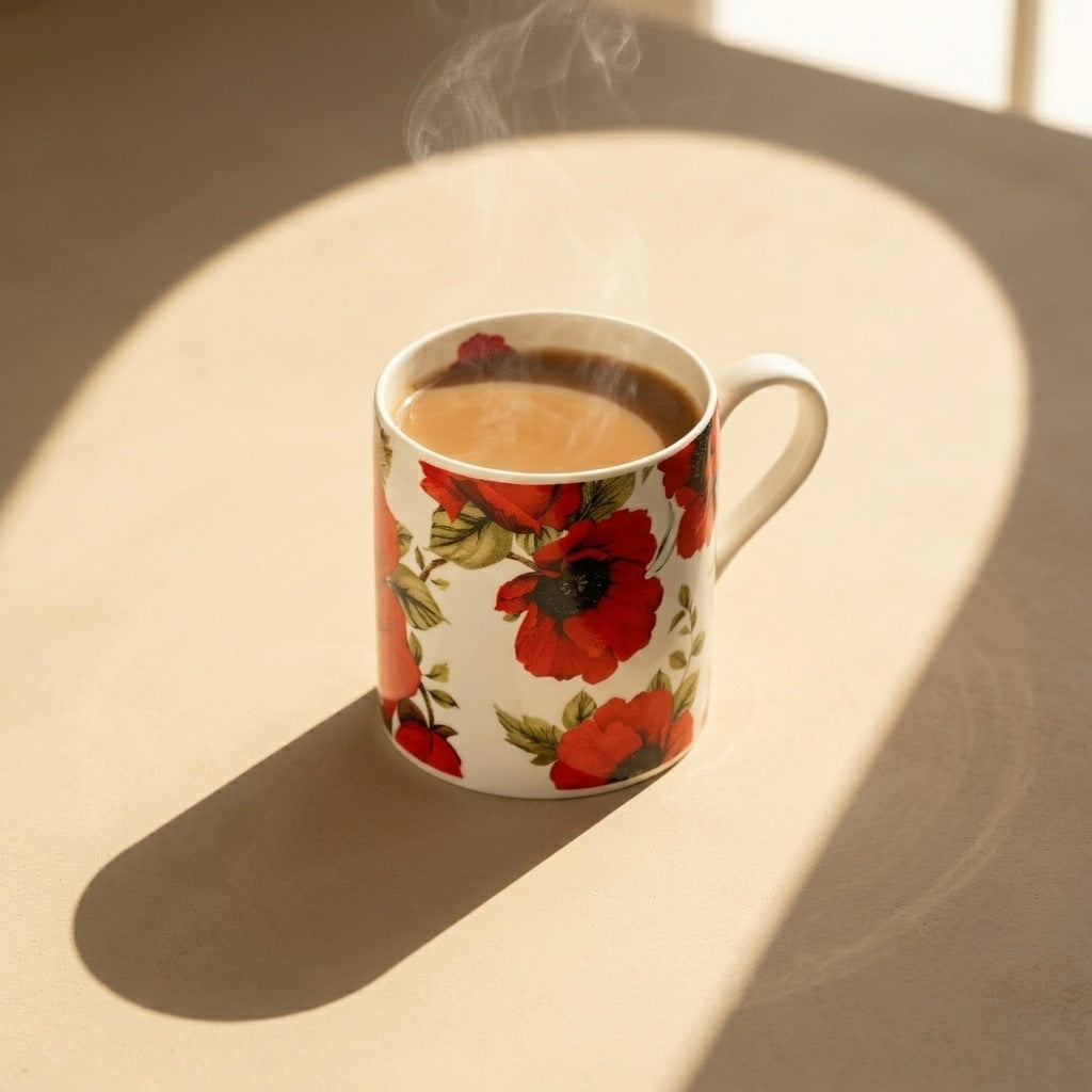 Balmoral Red Poppy-Poppy Mug Fine Bone China My Store