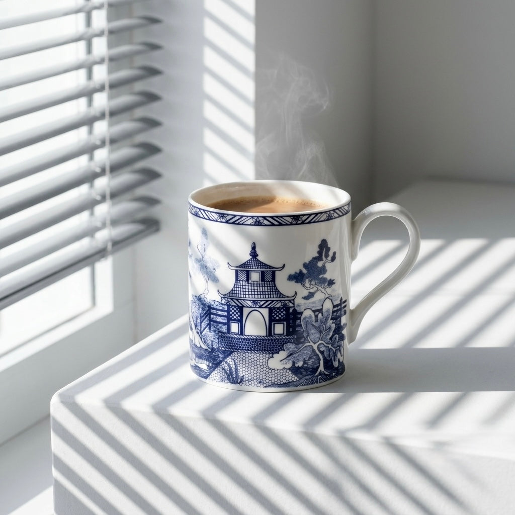Balmoral Willow Mug Bone China Milk Mugs My Store