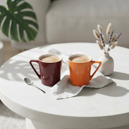 Conical Medium Multicoloured Mugs- 6 Coffee Mugs and Cups My Store