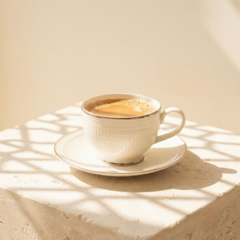 Crown Platinum Cups and Saucers set My Store
