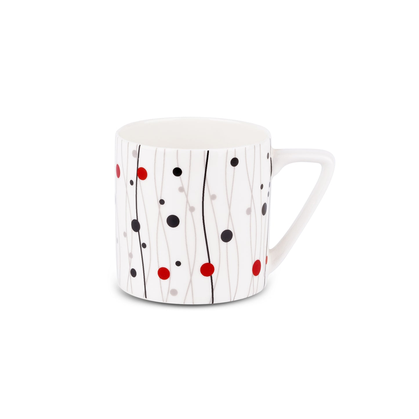 Puja Abstract Dots (Coffee Mugs, Pack of 6) My Store