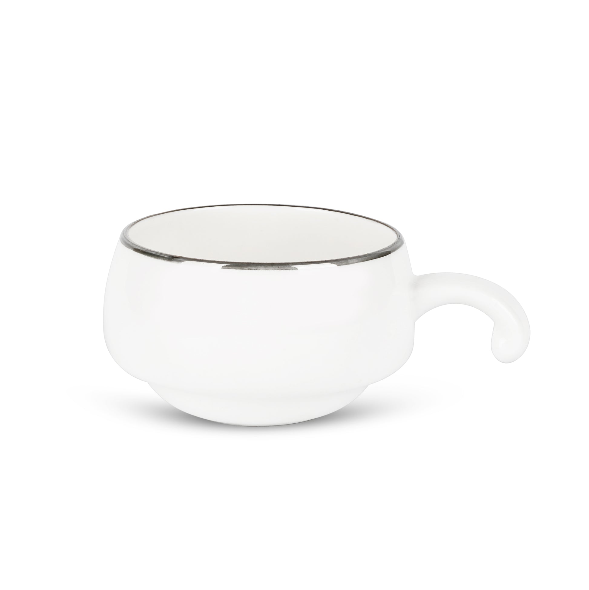 Lilliput in White with Platinum Cups and Saucers My Store