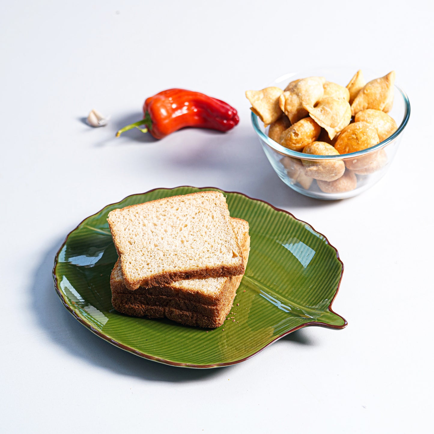 Large Sun Leaf Platter-decorative