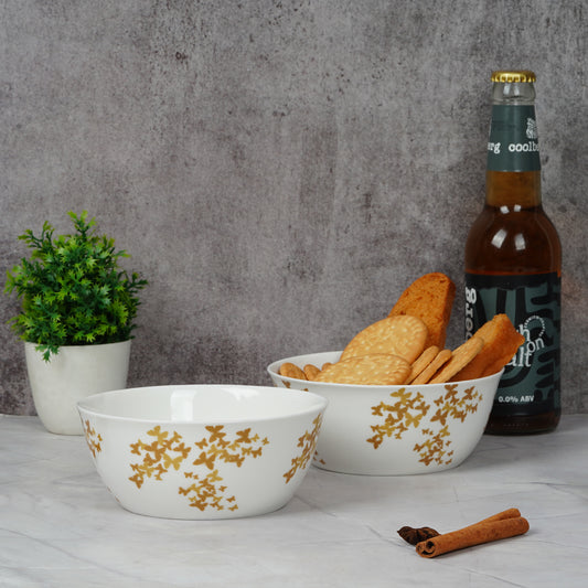 Korean Bowl with Bronze Butterfly-staylish