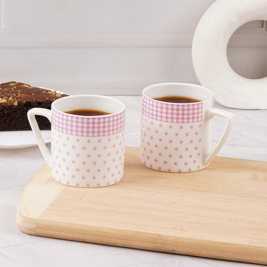 Puja Pink Dots Coffee Mugs-Latest collection