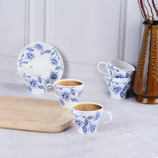 Liza Nilambari Floral Printed Tea Cup and Saucer