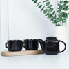 DATA Zen Tea Set in Black, Set of 4 My Store
