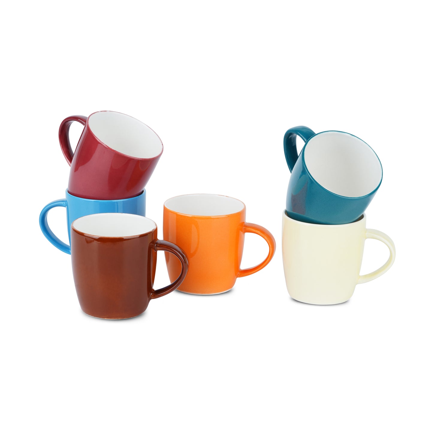 New Ray Multi-Mugs & Saucers set