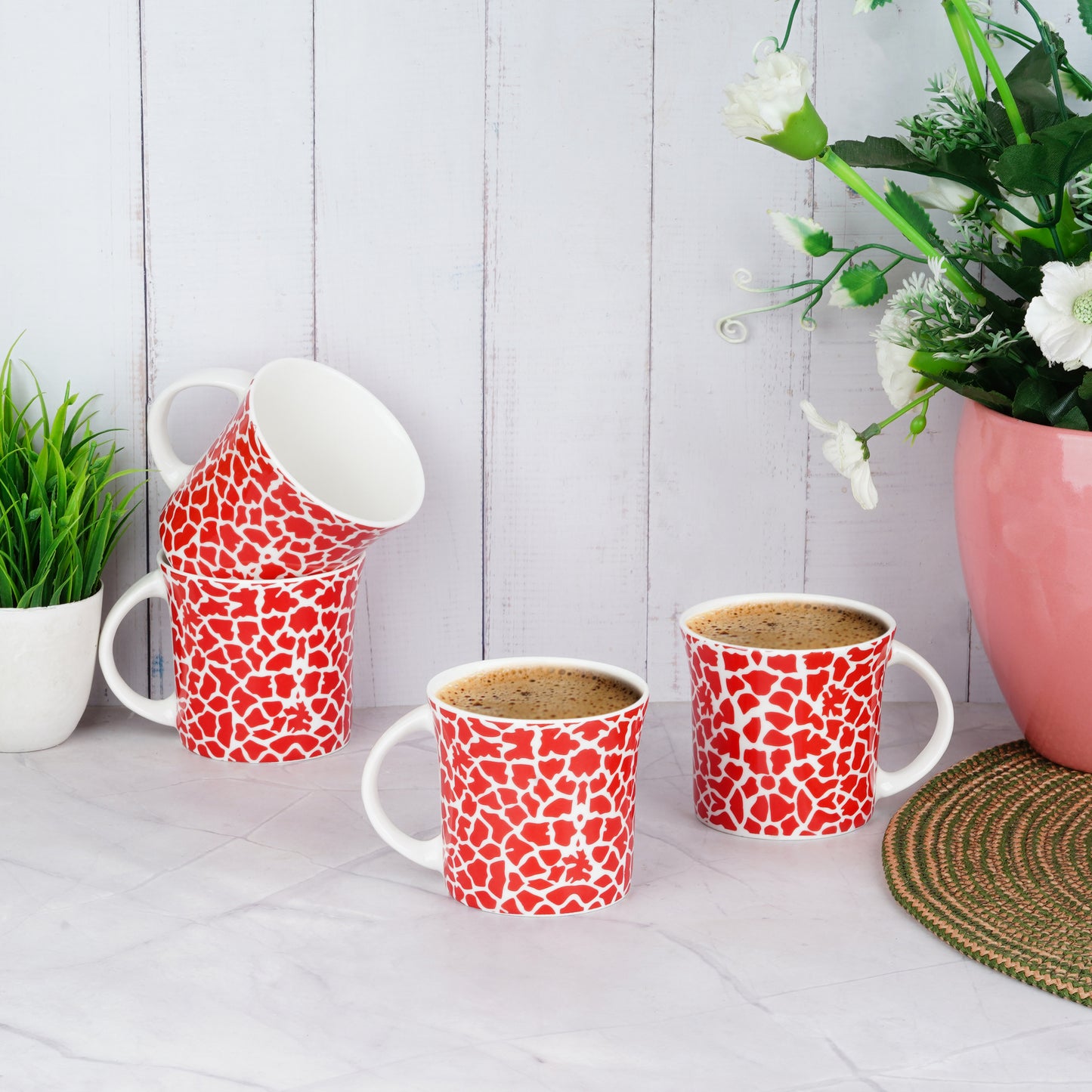 Oxford Medium Red Animal Print-stylish coffee