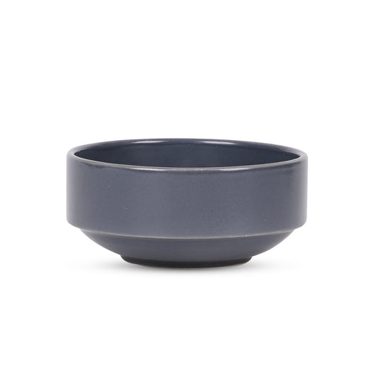 Luxury DATA Sattva Matcha and Soup Bowl in Grey Matt with smooth matte texture
