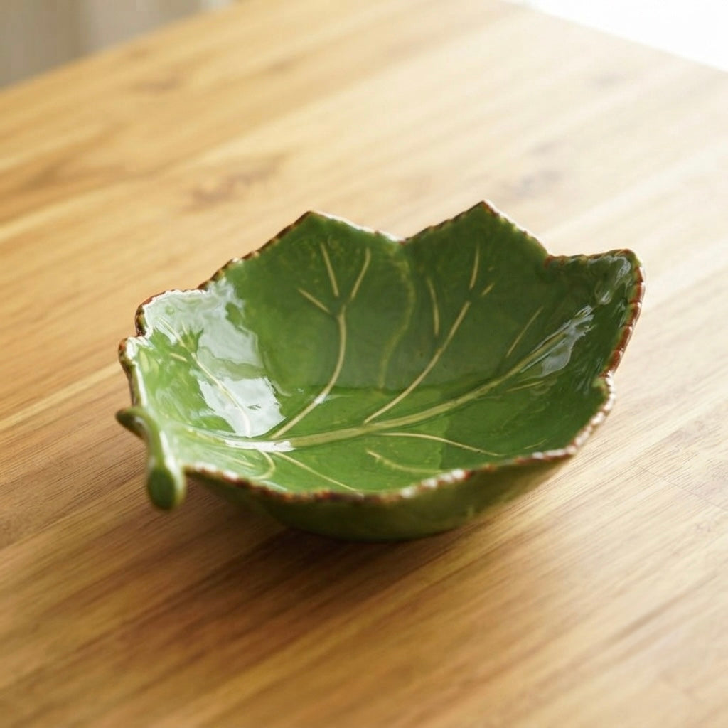 Leaf Forest Large Bowl (Pack of 1, Green) My Store