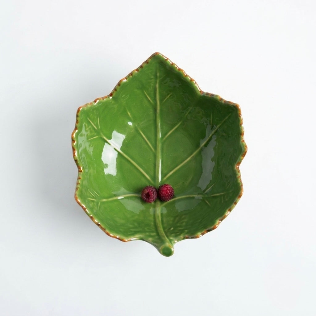 Leaf Forest Large Bowl (Pack of 1, Green) My Store