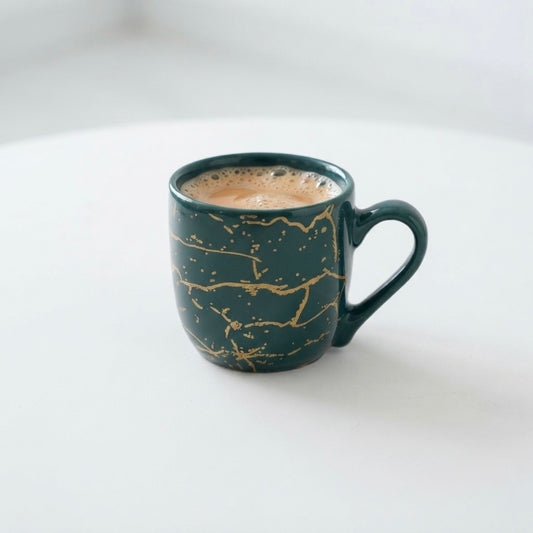 Green Manu Mug (Pack of 6, Metallic Design) My Store