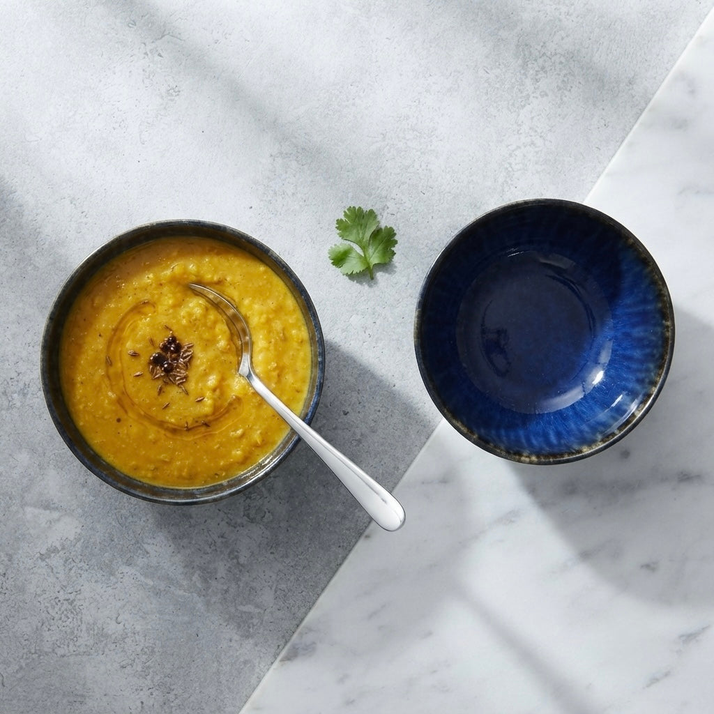 Elegant Blue Fine Bone China Veg Bowls crafted from premium fine bone china