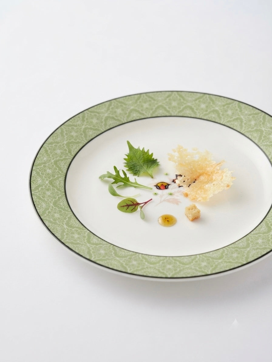 Kerala Floral Full Plates, Pack of 2