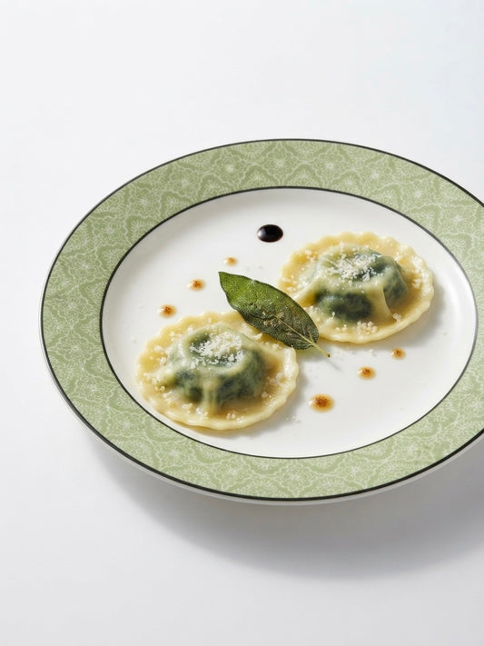 Kerala Floral Full Plates, Pack of 2