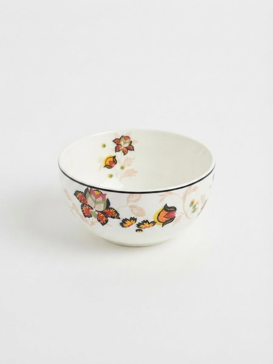 Kerala Floral Veg/ Dessert Bowls, Pack of 6