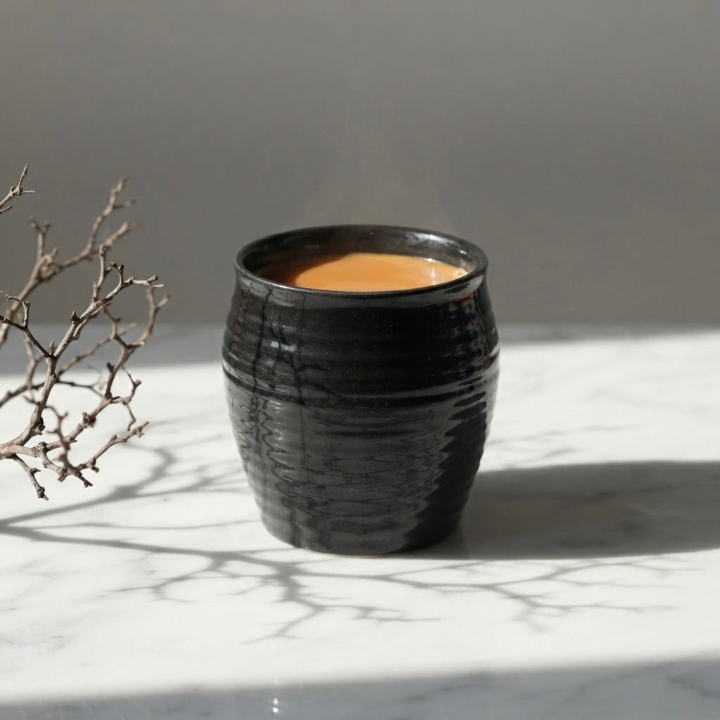 Kulhad Chai Set of 6 in Black My Store