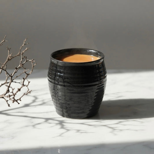 Kulhad Chai Set of 6 in Black My Store