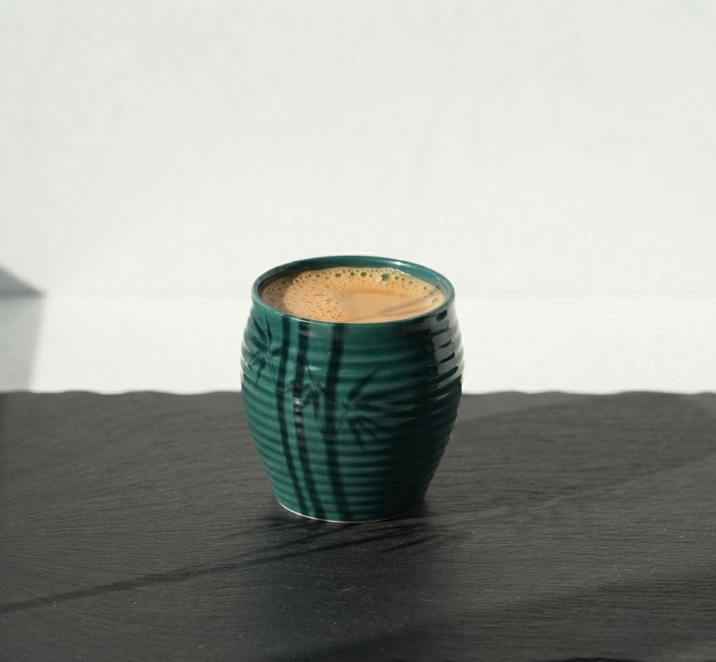 Kulhad Chai Set of 6 in Dark Green My Store