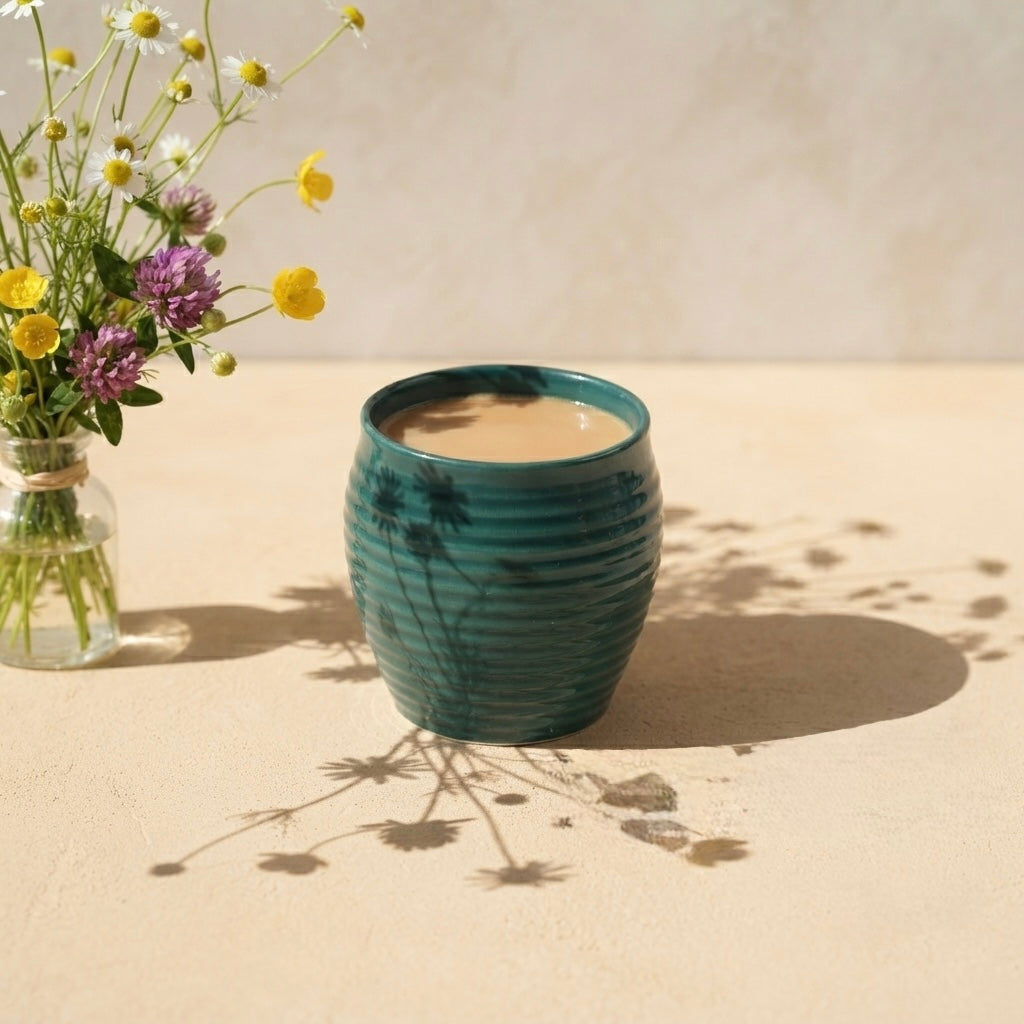 Kulhad Chai Set of 6 in Dark Green My Store